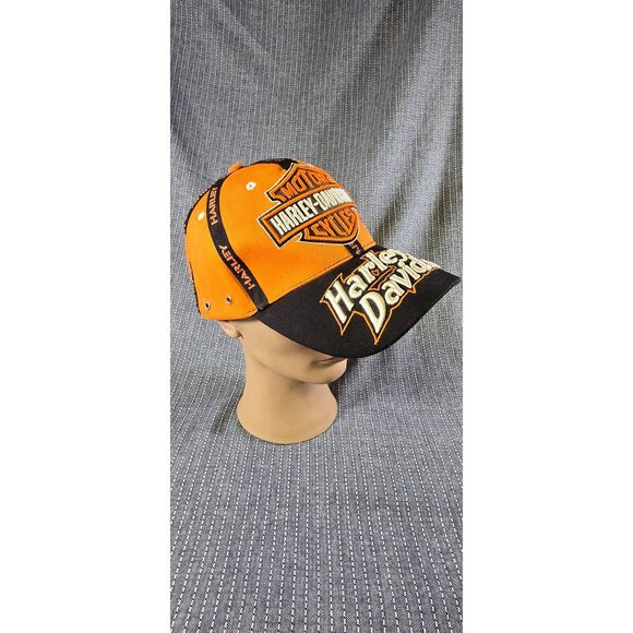 Vintage Harley Davidson “Top Of The Line” Spellout Hat-Rare - Picture 1 of 10